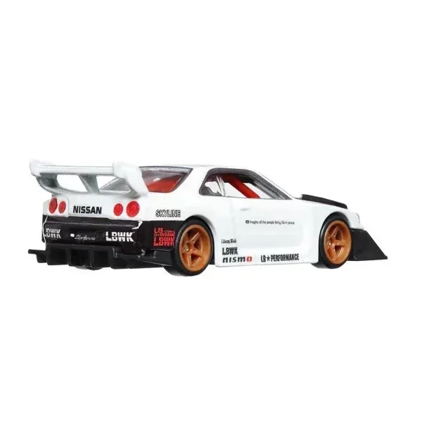 Mattel Hot Wheels Boulevard Car 1/64 Diecast LBWK Liberty Walk Nissan Skyline Vehicle Toys for Boys Collection Birthday Kid Gift