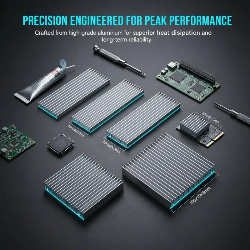 ★▲LED IC Chip Heat Sink Extruded Aluminum High Power Radiator for Effective Lamp Thermal Management