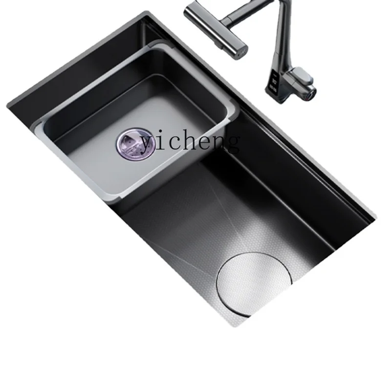 XL Sink Stainless Steel Drop-in Sink Large Single Sink Washing Basin Kitchen Bowl for Hand-Washing Sink