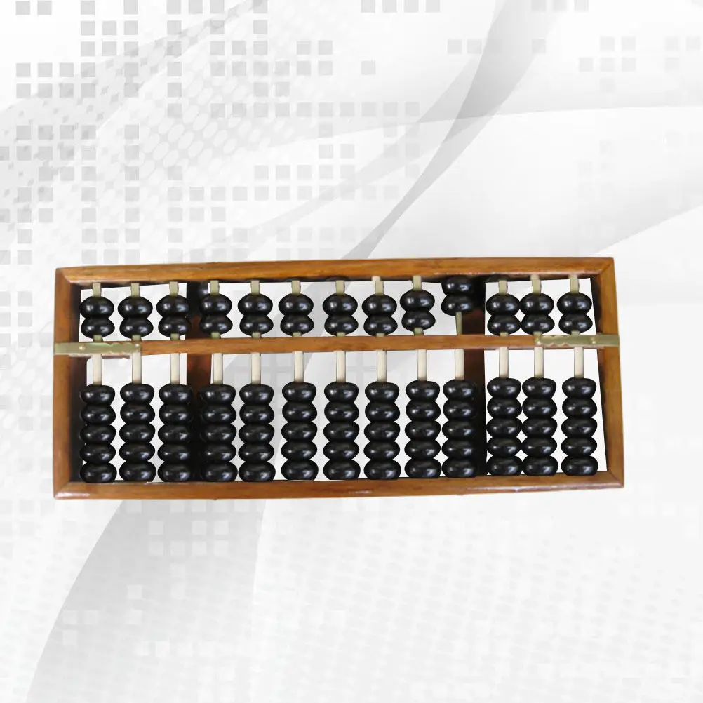 

Wooden Arithmetic Abacus Lightweight Educational Tool Early Math Supplies for Students Children's Learning