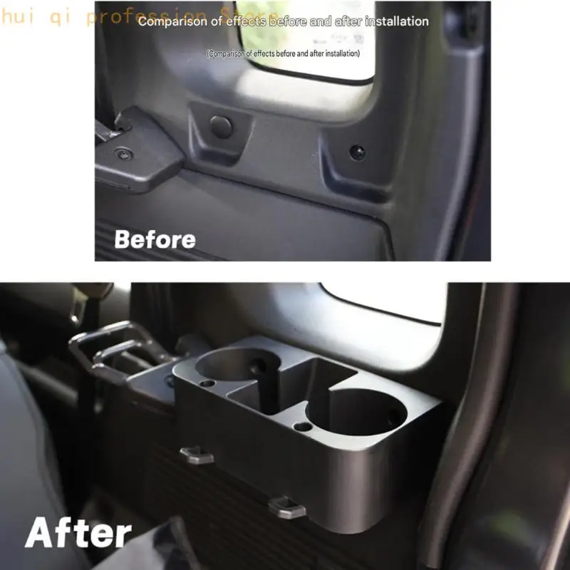 Hintere Gepäckablage für Jimny JC74 mit zwei Tassenfächern und Behälter H8WE – Detail 10