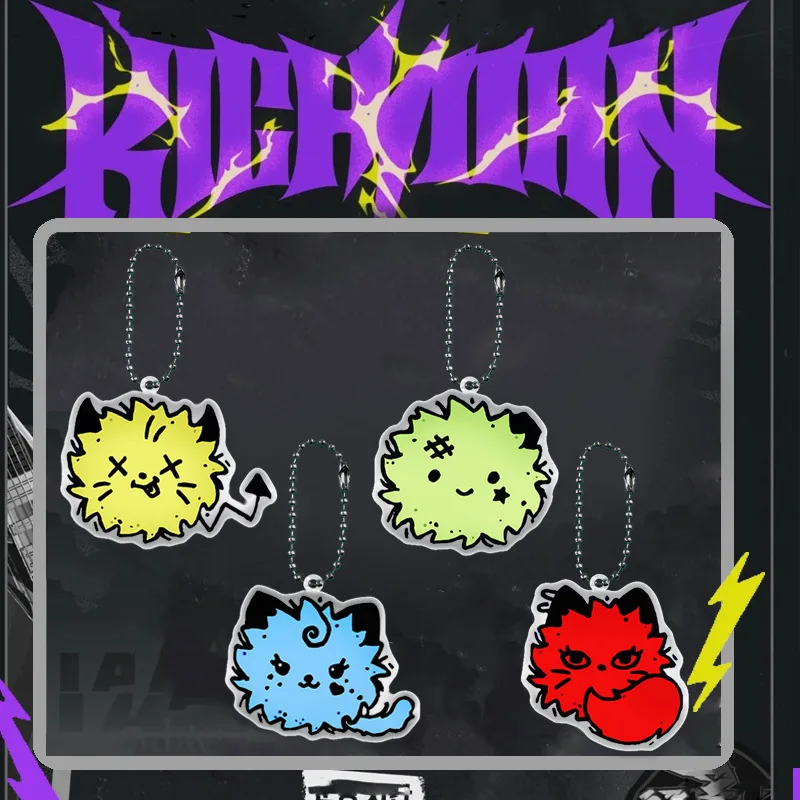 Kpop المعبود فتاة مجموعة كارينيا جيسيل الشتاء نينغ نينغ سيول الكرتون سلسلة المفاتيح الاكريليك قلادة المفاتيح المشجعين الهدايا جمع