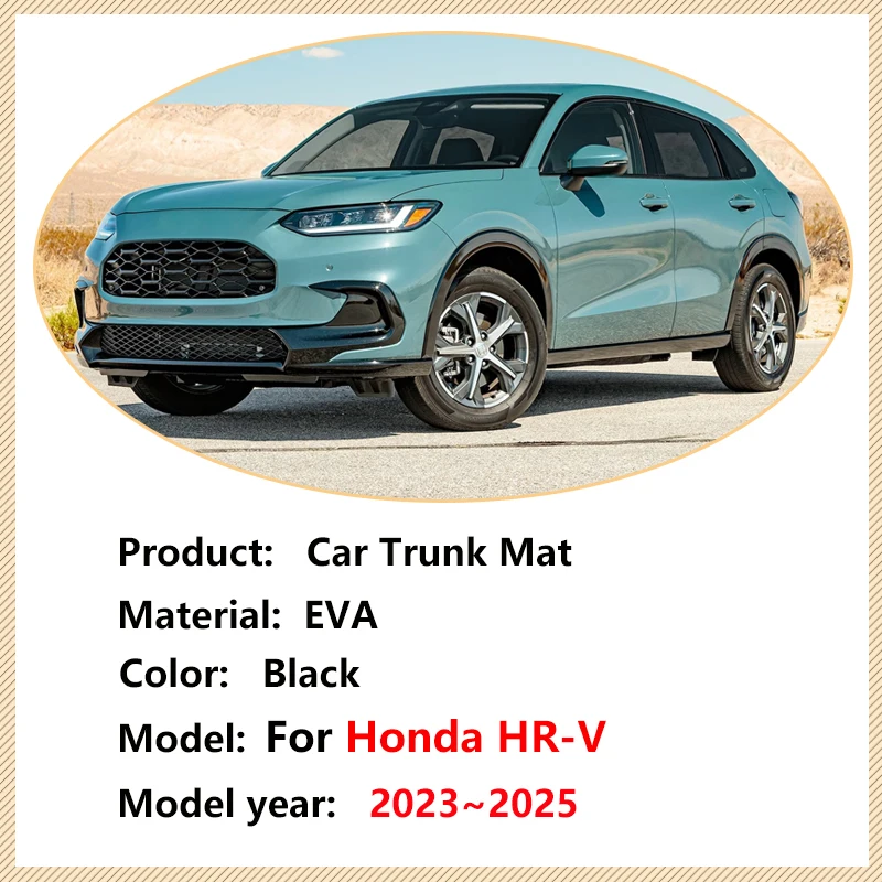 الحصير سيارة لهوندا Vezel HRV HR V XRV XR V ZRV ZR V 2023 2024 2025 المضادة للانزلاق تخزين الوسادة مقاوم للماء بطانة واقية الجذع