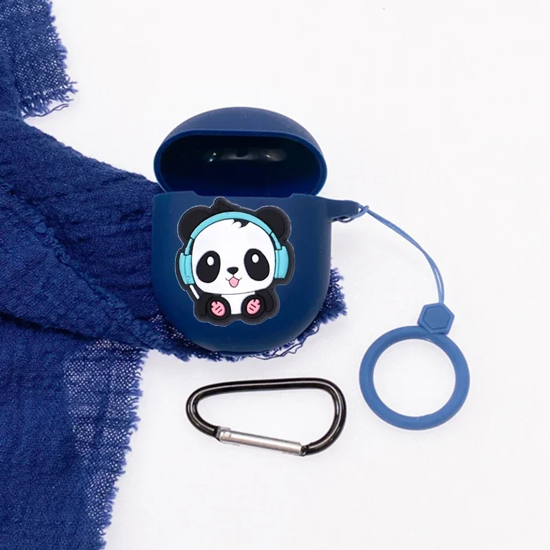 Capa de Fones De Ouvido De Silicone Bonito, Capa Panda Engraçada Para Redmi Airdots 3 Pro, 3 Pro, Capa Bonito Fundas