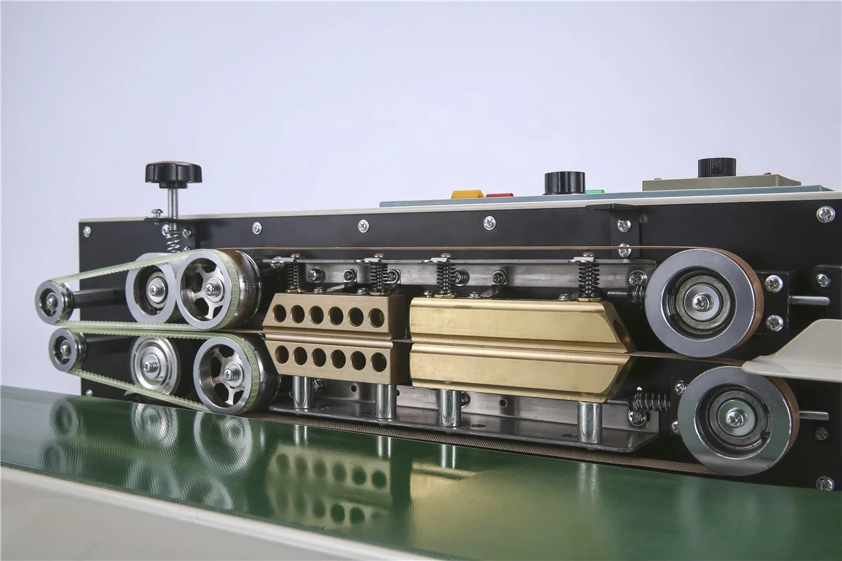 FR900 Factory Electric Continuous Film Sealing Machine Plastic Bag Band Sealer Machine