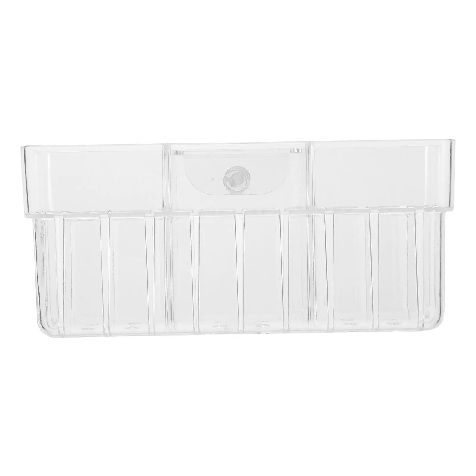 Three Compartment Transparent Hydroponic Plant Basket Wall Mounted Aquarium Plant Holder Fish Tank Herbal Pots Fish Bowl