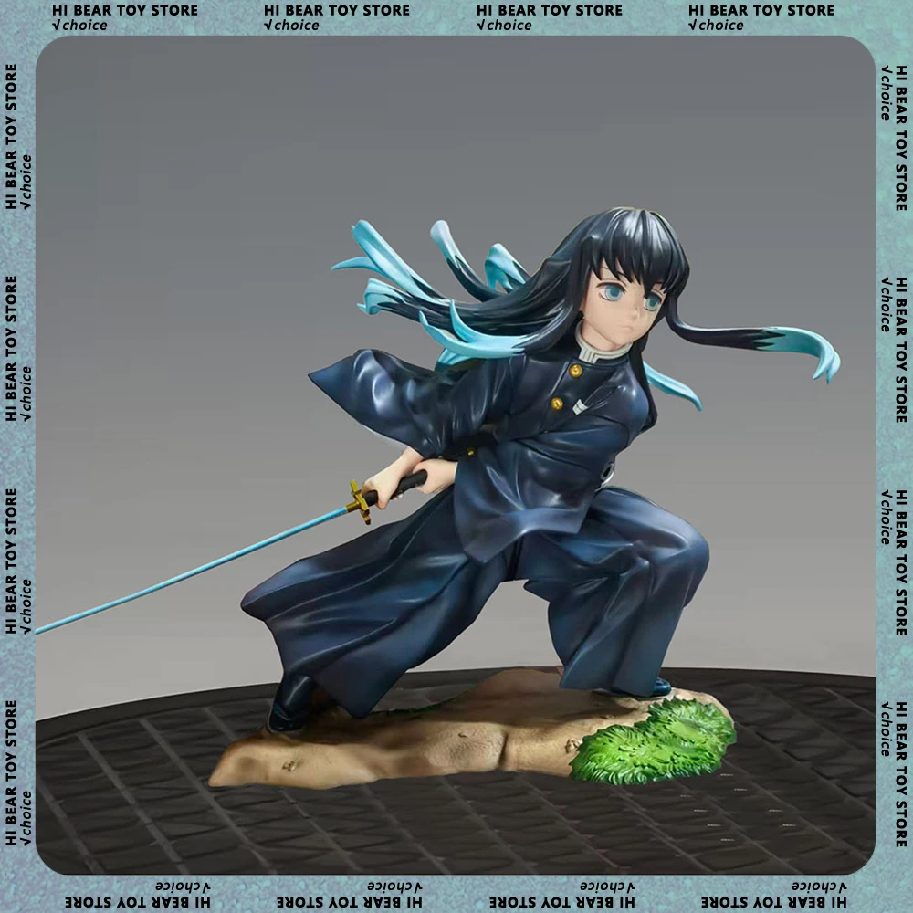 Anime nuevo Demon Slayer figura Tokitou Muichirou figuras de acción estatuilla muñeca de Pvc decoración estatua modelo juguetes regalos de navidad