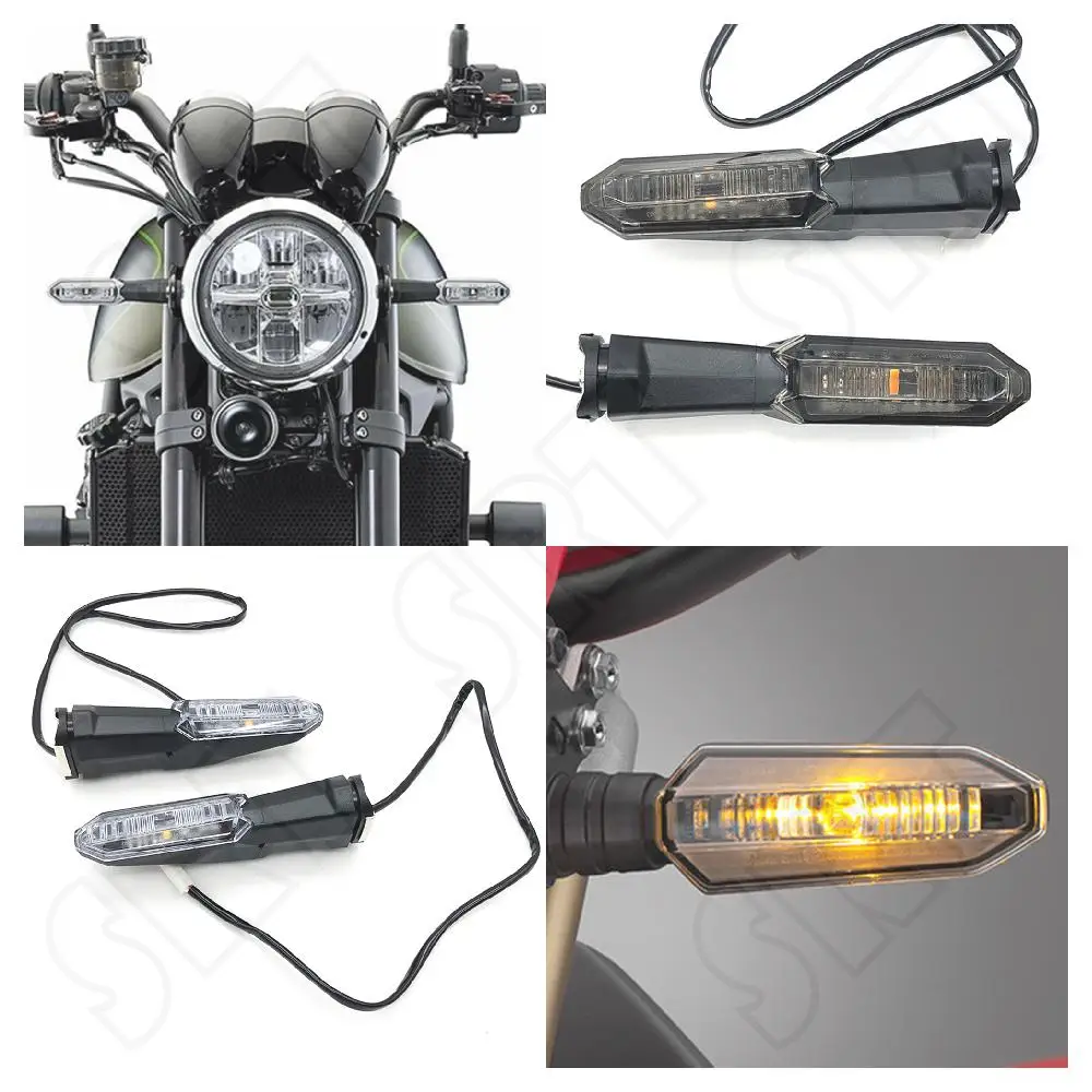 

Fits for Kawasaki Z650RS Z900RS Cafe ABS Z900 RS SE Performance 2018-2023 Motorcycle Front Turn Signals LED Indicator Lights