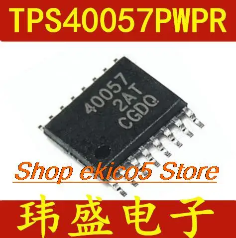 10pieces Original stock  TPS40057PWPR 40057 TPS40057  TSSOP-16  