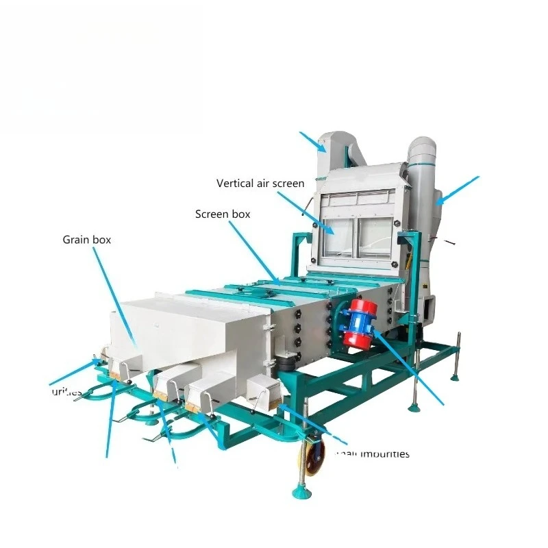 Hebei Grainselecting Machine Kidney Beans Cleaner Beans Processing Machine Seed Sorting Sieve Machine
