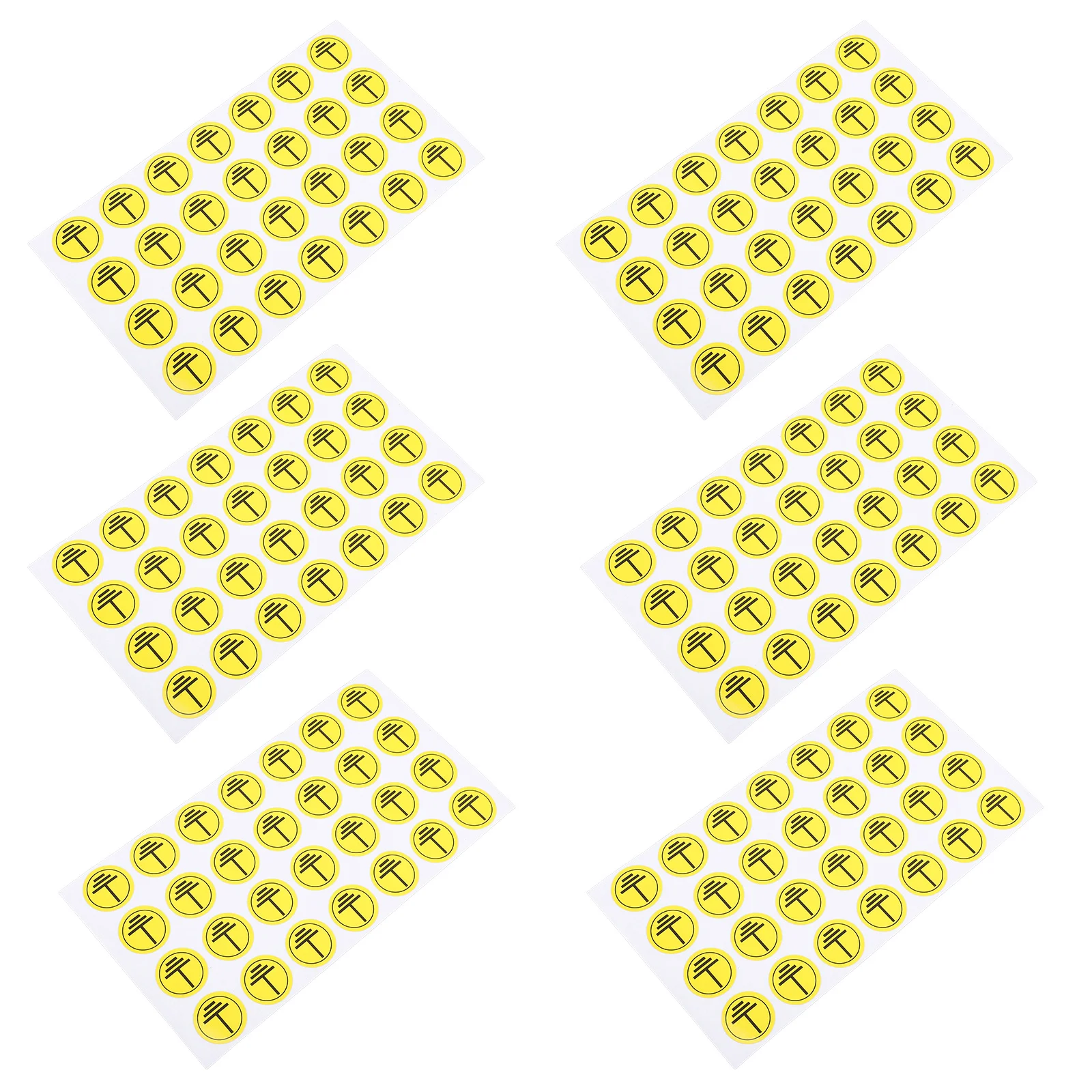 1 set 1 Set Durable Warning Decals For Electrical Equipment Grounding Caution Stickers Machinery Safety Sign Traffic Safety