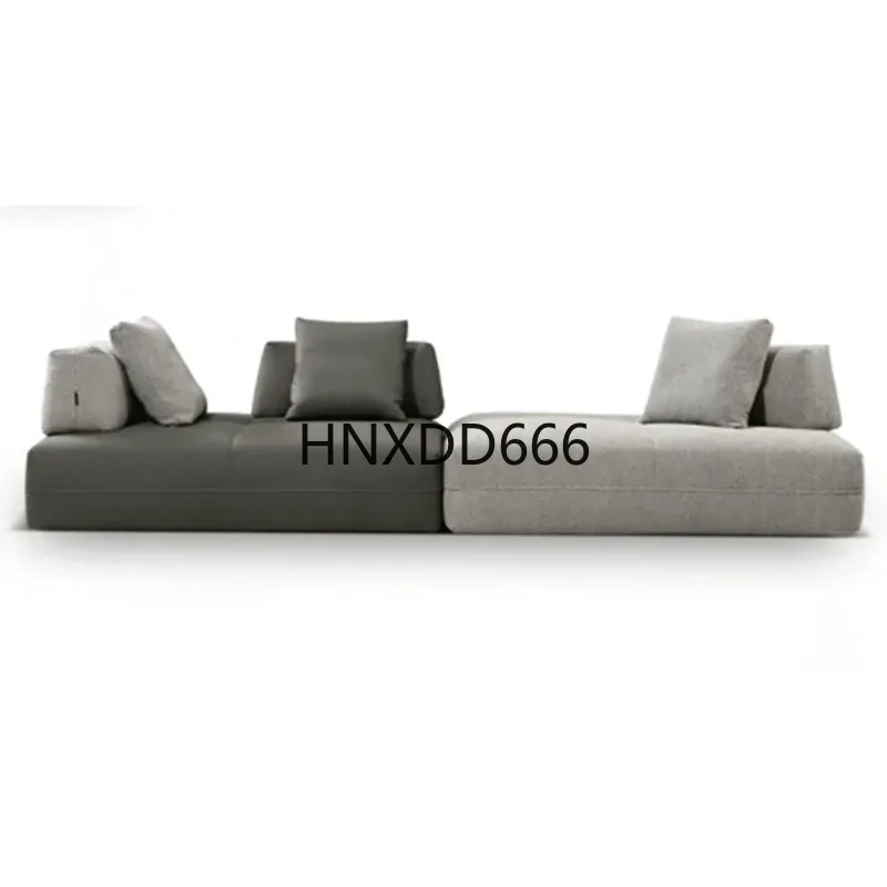 

Nordic minimalist mobile backrest small apartment module combination fabric sofa