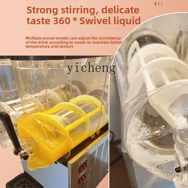 cc21energy-saving slush machine commercial snow melt machine juice cold drink automatic smoothie beverage machine automatic