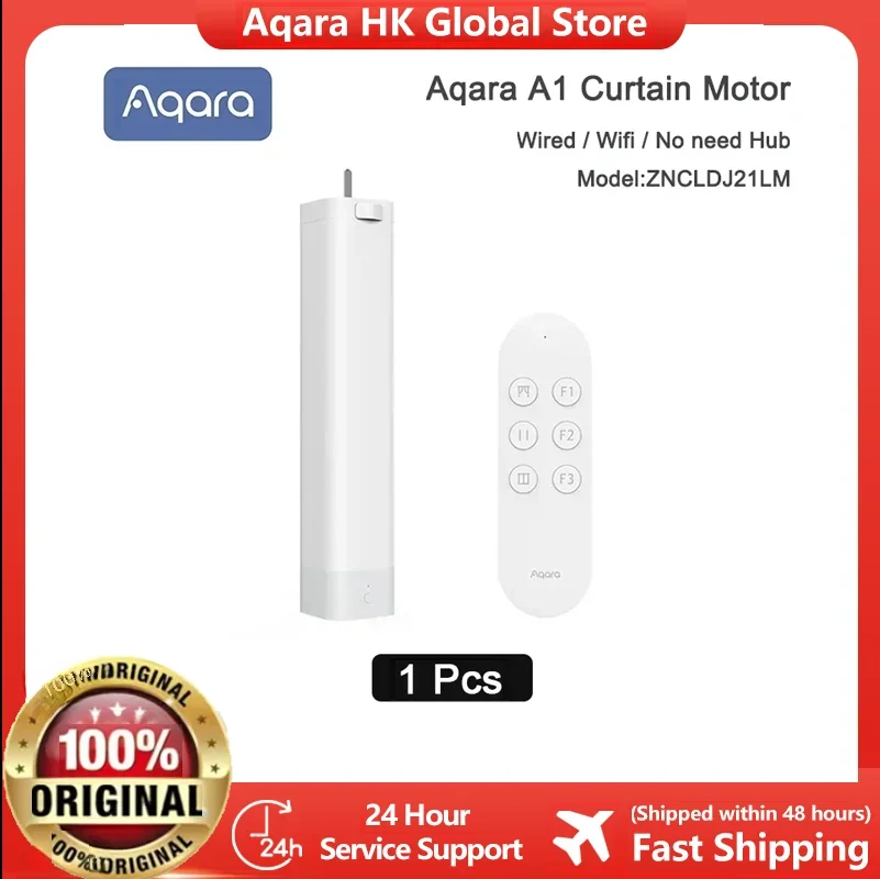 Imagem -02 - Aqara Smart Curtain Motor Controle Remoto sem Fio Motorizado Elétrico Aplicativo de Cronometragem Mihome Smart Home Produto Ecossistêmico a1 b1