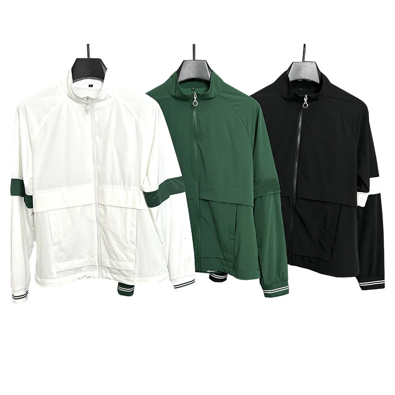 Autumn New Product Women's Golf Outdoor Quick Drying Sports Coat Baseball Collar Long Sleeve Top Medium Sleeve Thin Windbreaker