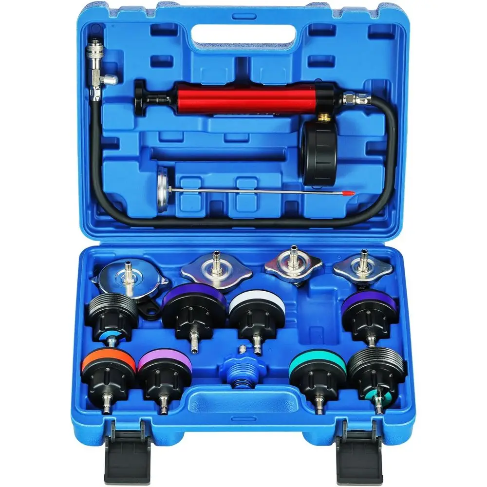 

Coolant Pure Tester Kit, Radiator Cooling System Pressure Tester Kit, Radiator Pressure Tester Kit