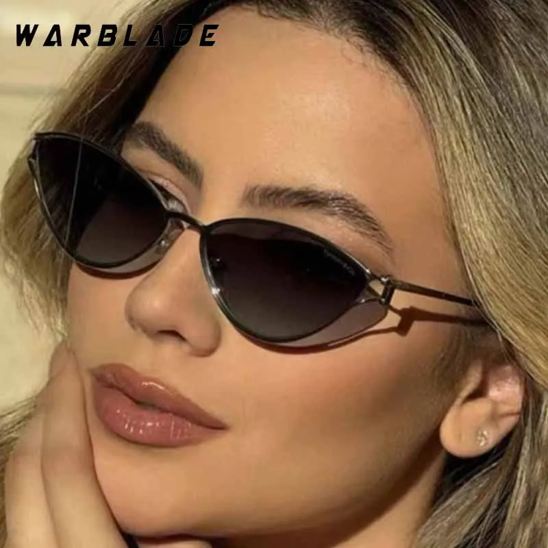 

Trendy Luxury Cat Eye Small Frame Y2K Women Sunglasses Designer Brand Metal Leg Men Fashion Sunglass Summer Travel Eyewear UV400