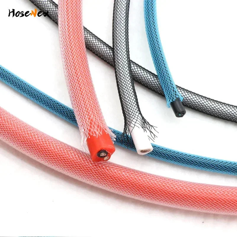 Rura ochronna na kabel USB myszy, rozmiary 3/4/6/8/10mm, rozciągliwa osłona kablowa z plecionki PET, odporna na ognie, 2-20M