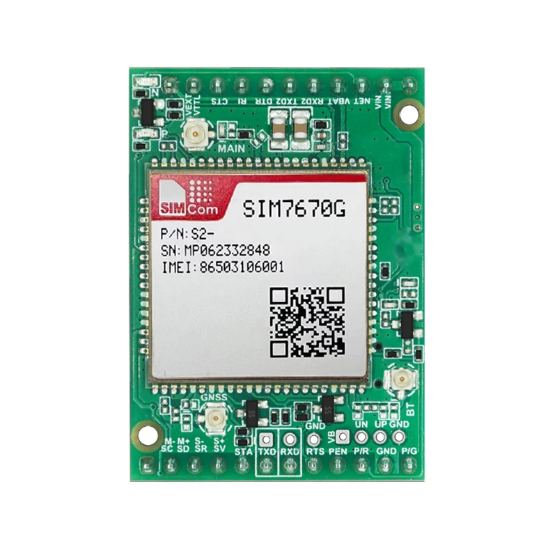 Hot Selling SIMCom SIM7670G LTE Cat.1 Cellular Wireless Module 4G GNSS Module SIM7670G Breakout Core Board Communication