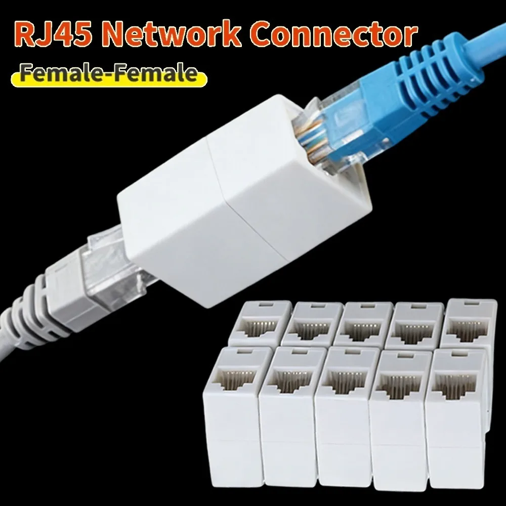 

30/20/10 шт. сетевой Ethernet с двойной прямой головкой, сетевой кабель, соединительный соединитель RJ45 CAT 5 5E 6a, удлинитель, разъем сетевого кабеля