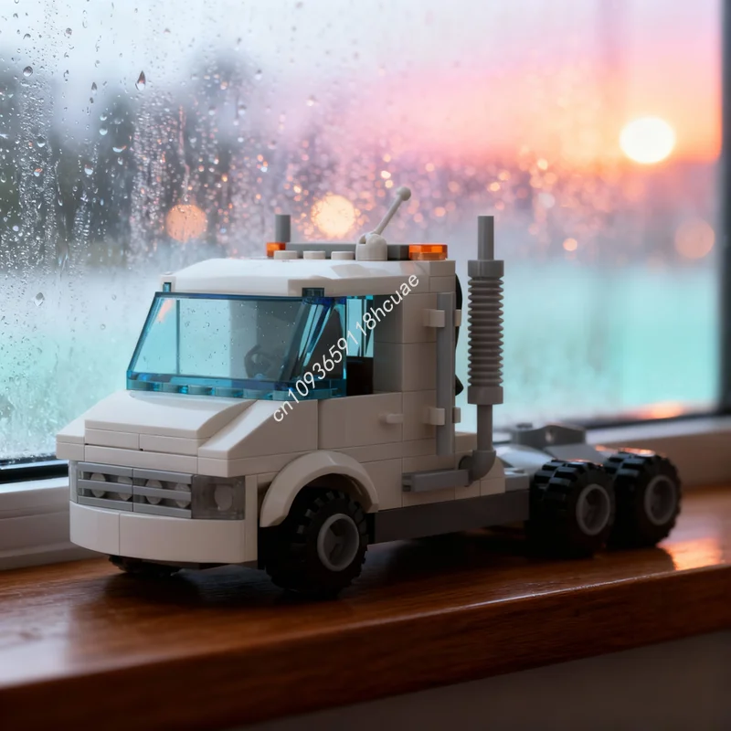 

122pcs MOC City Traffic Carver Hx Model Building Blocks Architecture DIY Christmas Gifts Toys Assemble Creative Idea Education