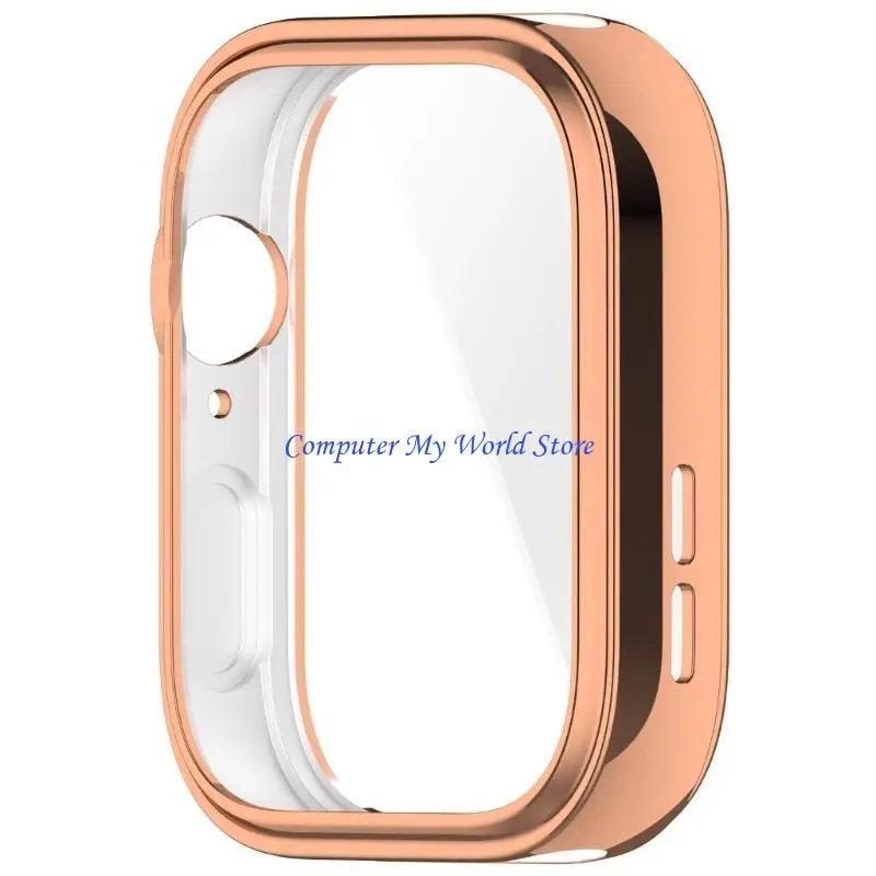 TPU COPER COPERTURA CASO ALLOGGIO SUCCHIO SCHOCHE per Watch Fit 3 Bumper Frame Case