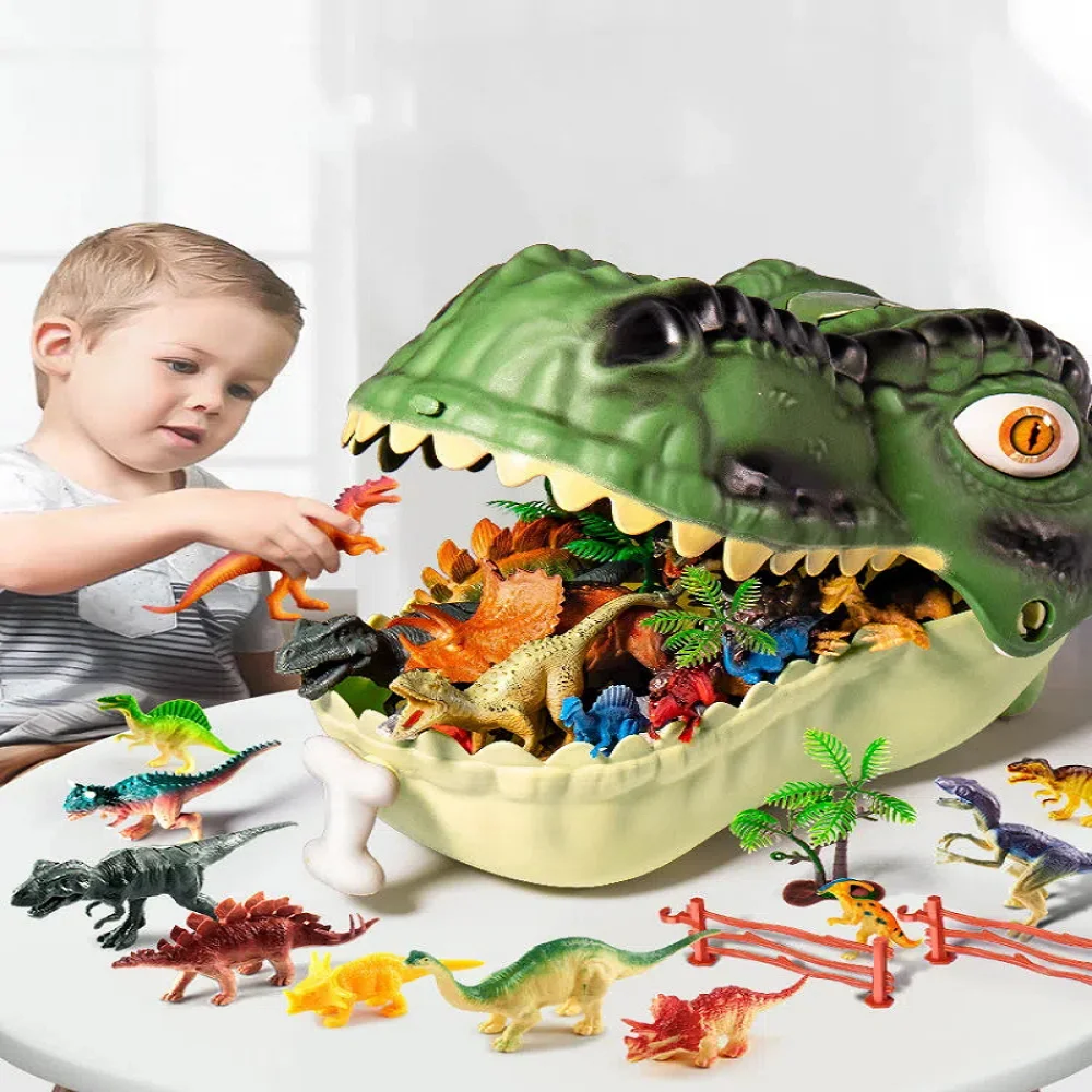 

Large Dinosaur Storage Jurassic Simulation Dinosaur Boy Animals Models Park Pvc Action Figures Tyrannosaurus Boys' holiday gifts