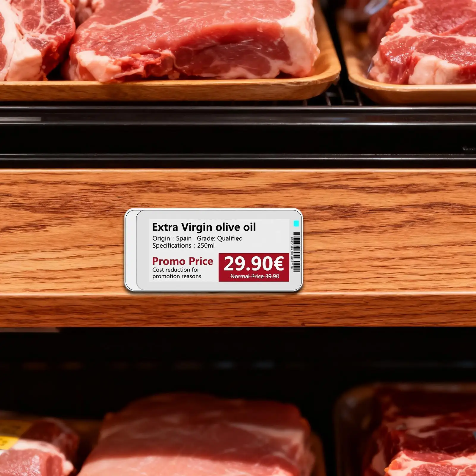 لافتات الأعمال الرقمية اللاسلكية المغناطيسية الكهربائية لافتات التحكم الذكية متجر البقالة التسمية الرقمية للمكاتب والمطعم