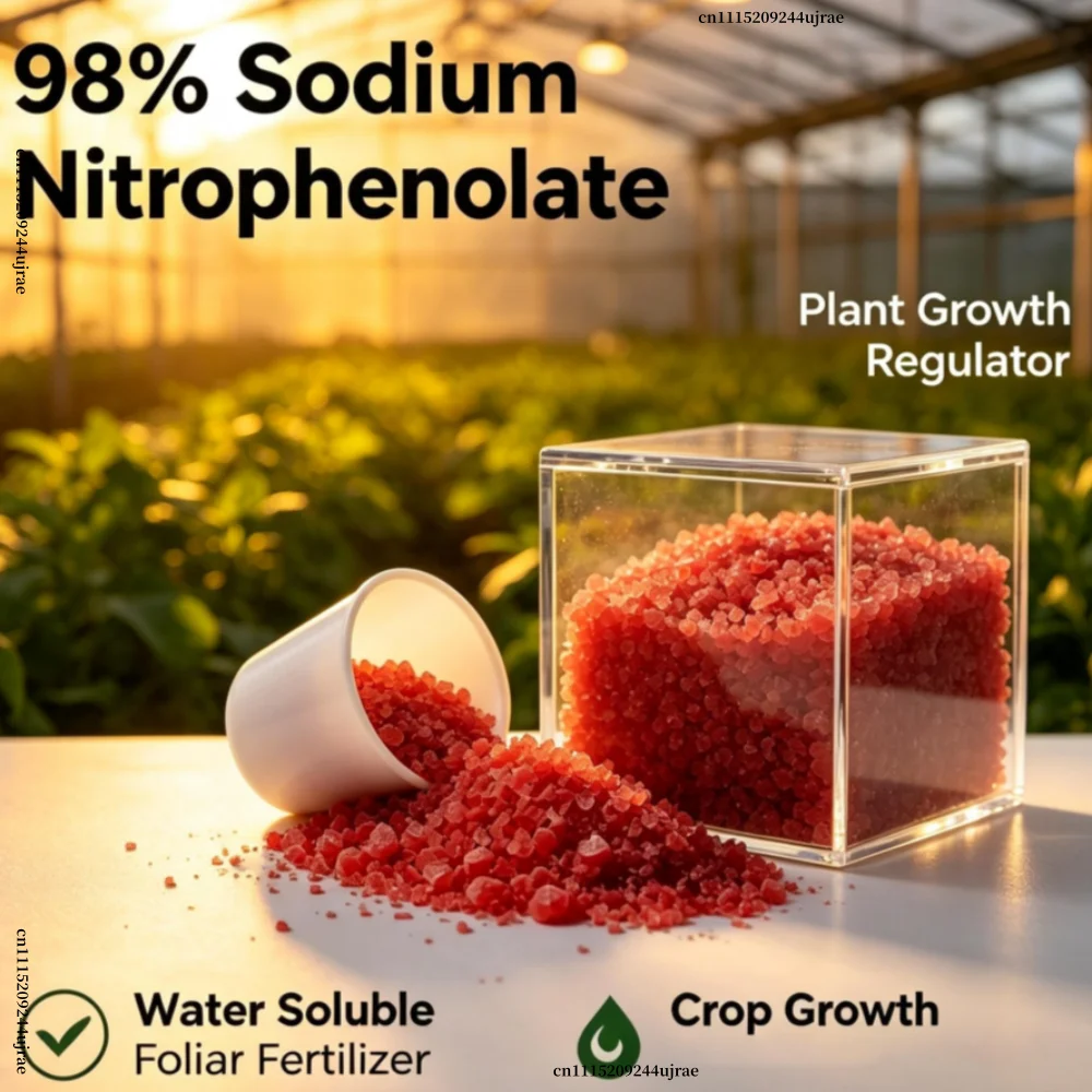 98% Sodium Nitrophenolate Plant Growth Regulator Water Soluble Foliar Fertilizer For Crop Growth Promoting