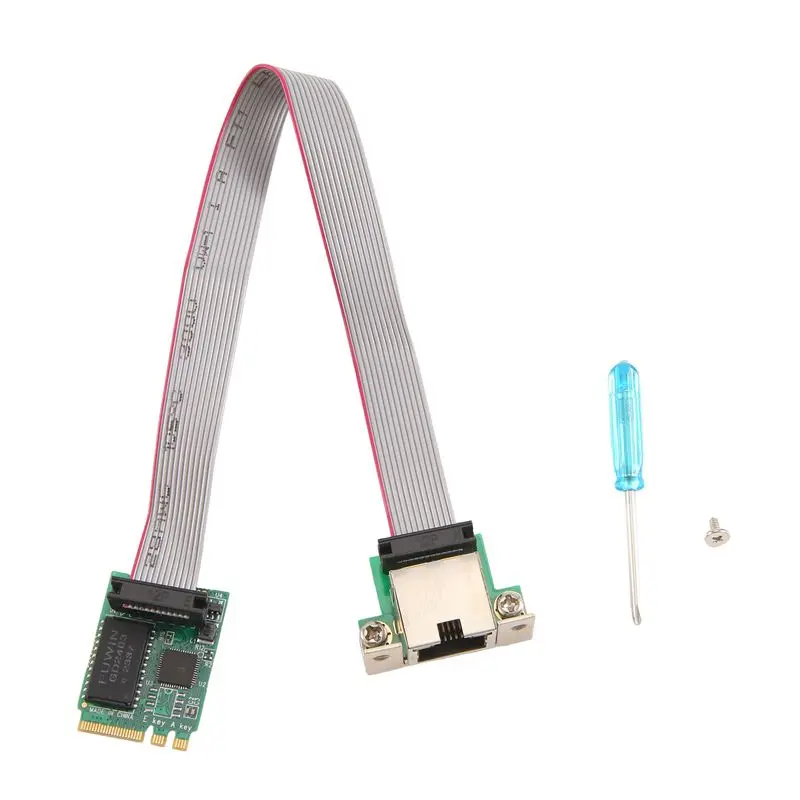 

Сетевая карта A23F-M.2 A+E KEY 2.5G Ethernet LAN RTL8125B для промышленного контроля, сетевая карта M.2 Gigabit Ethernet
