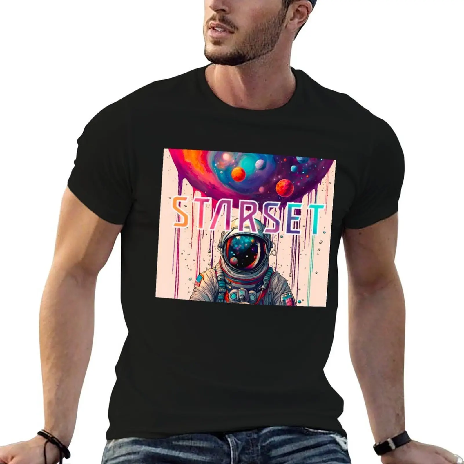

Starset T-Shirt t shirts for man graphic tees man t shirt cotton high quality man t shirt graphic T-shirt