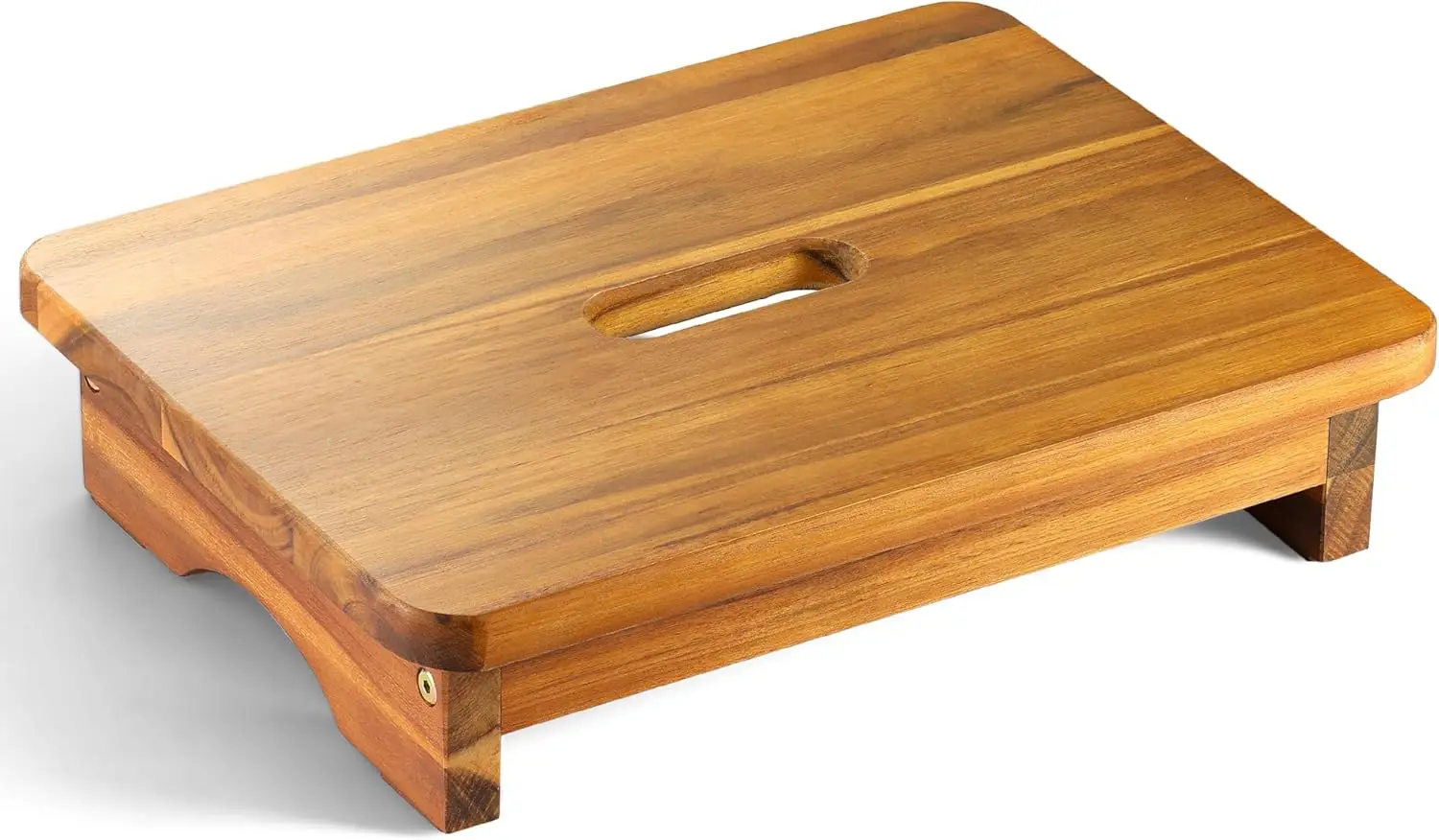 

Wooden Step Stool, 3.5'' One Step Stool For Adults, Wooden Bedside Step With 550 Lbs Load Acity, Heavy