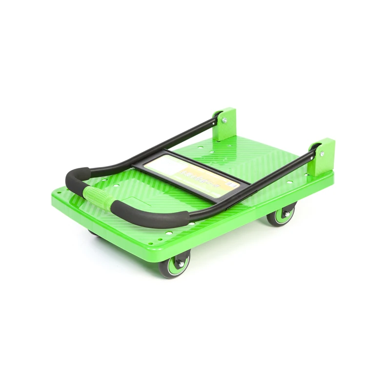 Platform Handkar Industriële trolley Tweehandkar Stille trolley