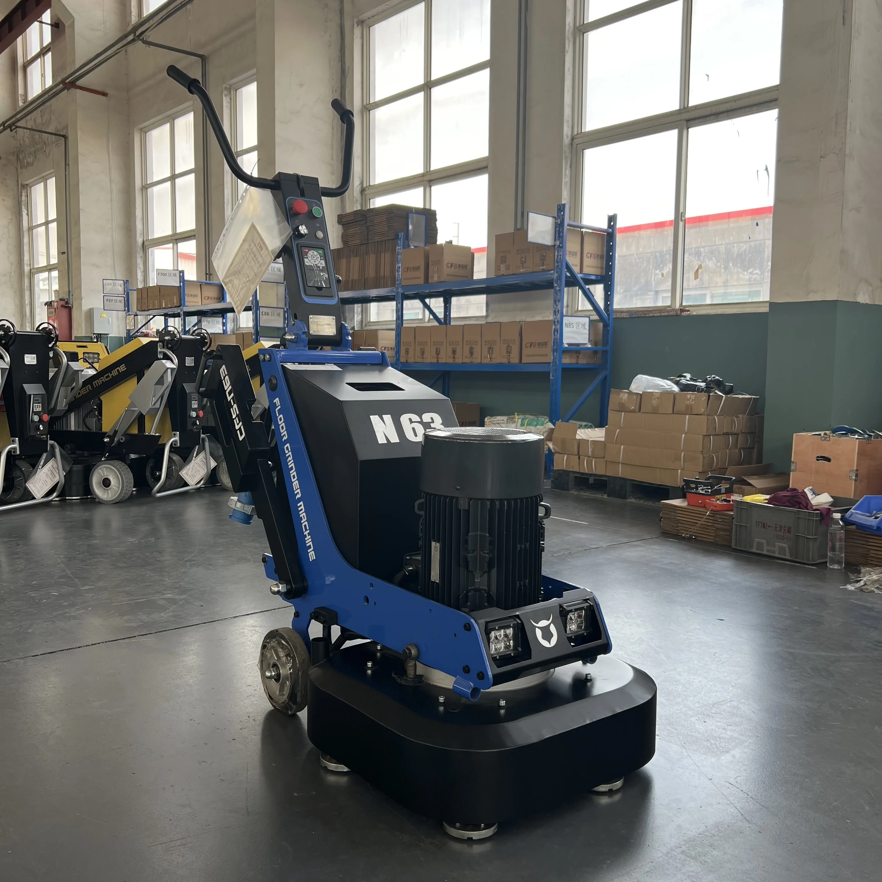 Factory Direct Concrete Grinding Machine Concrete Floor Polisher Sander Polishing Grinder With Vacuum Cleaner