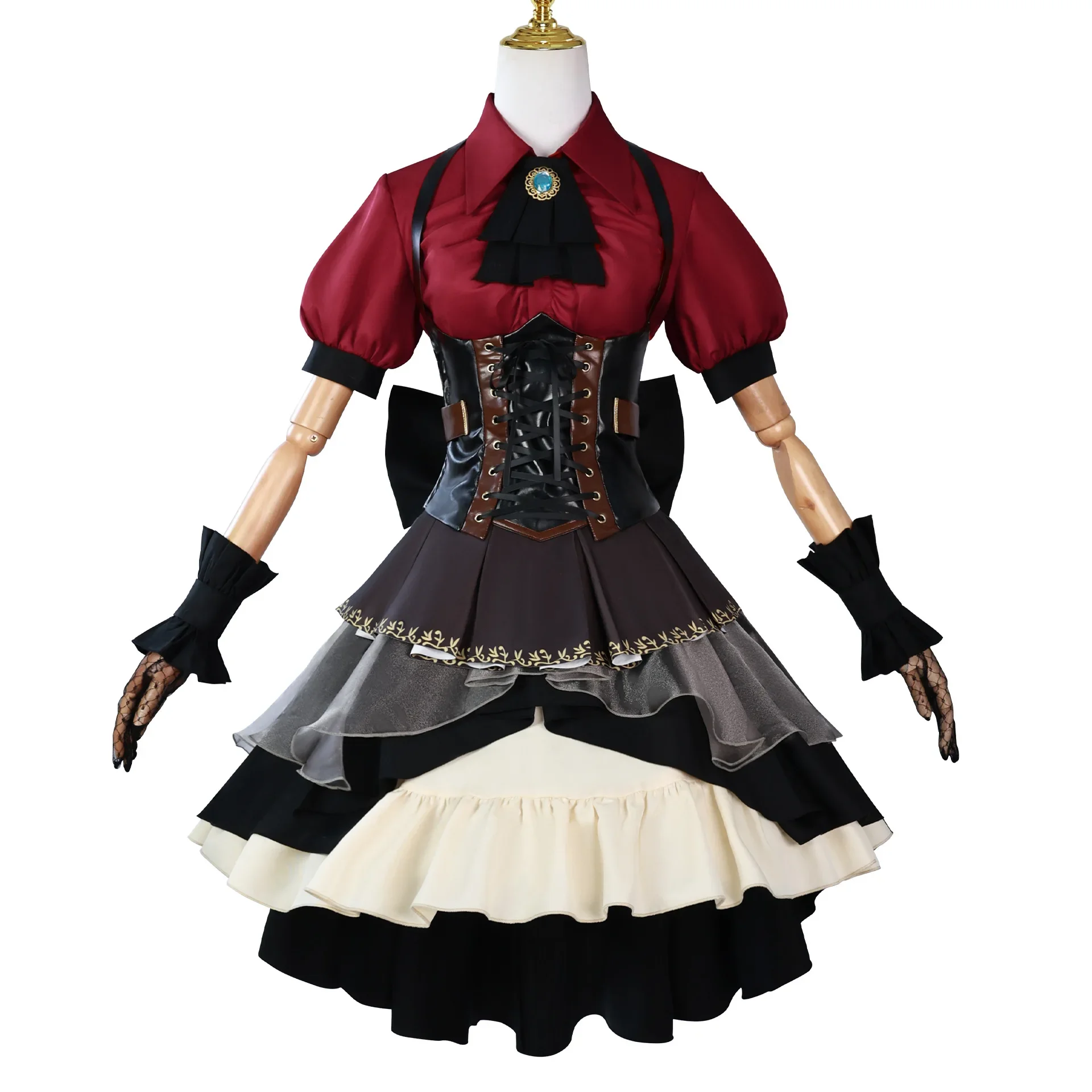 Game BanG Dream ! Ave Mujica Anime Cosplay Costume Togawa Sakiko Dress Princess Skirts for Women Girls Outfit for Halloween Suit