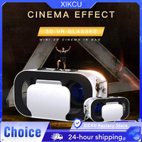 XIKCU 3D VR SHINECON G05A Glasses Headset Headmounted Virtual Reality Adjustable VR Glasses for 4.76inches Android Smart Phones