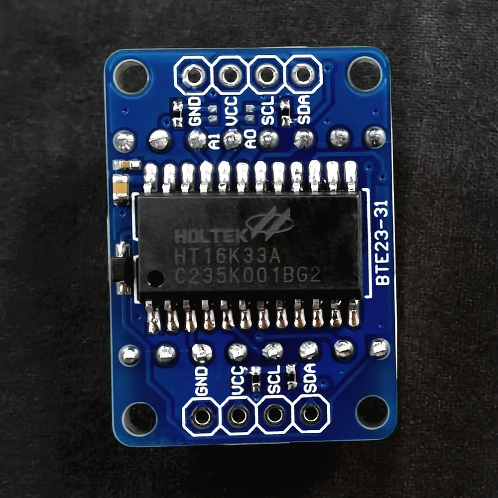 Módulo de matriz de puntos I2C para Arduino UNO Nano Pro Mini, 8x8 Led, 8x8, 788AS/AB/AW/AG/AGG, 5 colores, HT16K33/HT16K33A, SOP20, SOP24, SOP28