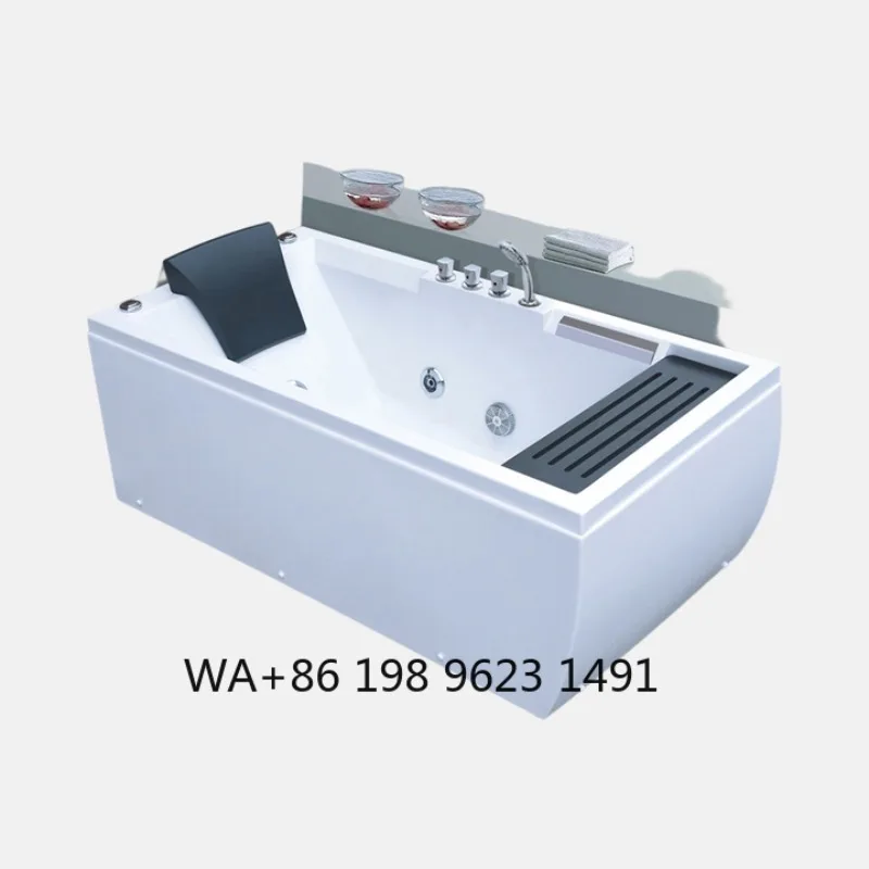 

Multi-functional Thermostatic Freestanding Acrylic Bathtub Large Size Intelligent Massage Bathroom Spa Hot Tub