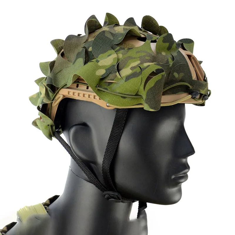 3D Tactical FAST Helmet Cover  Nylon Drawstring Helmet Cloth Outdoor Hunting Helmet Accessories