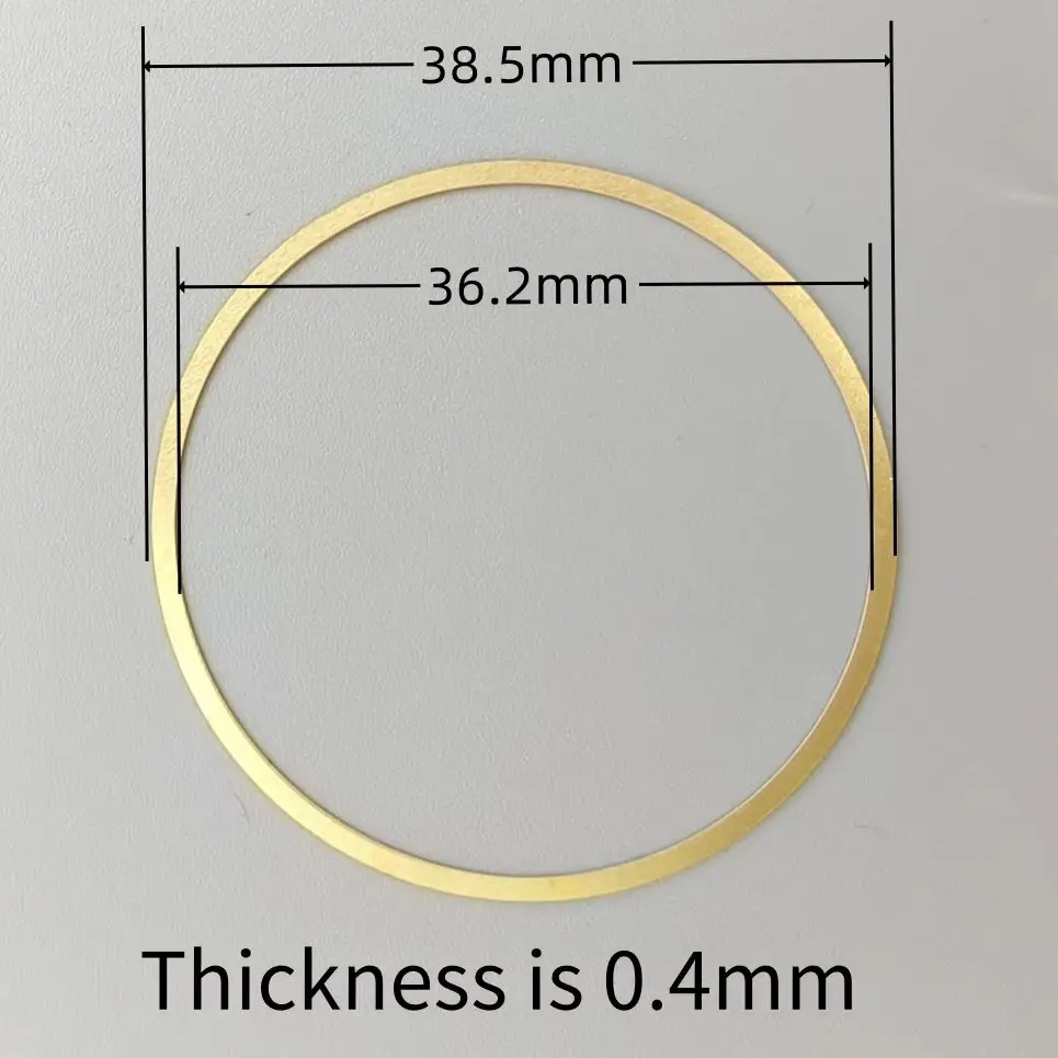 Case Crown Height Increase Add Dial Thindess Metal Ring Fit St3600 ETA6497 ETA6498 Manual Winding Movement