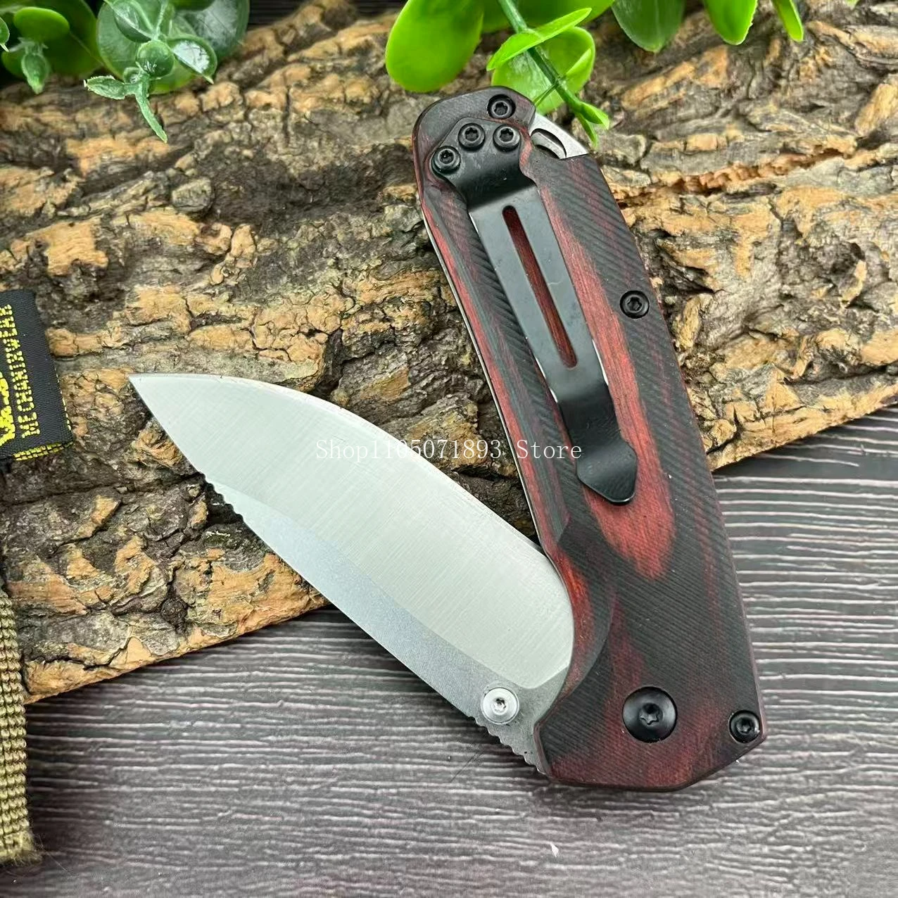 

15031 Outdoor Camping Folding Knife High Hardness Jungle Rescue Knife 8Cr13Mov Blade Wilderness Survival Hunting Utility Tools