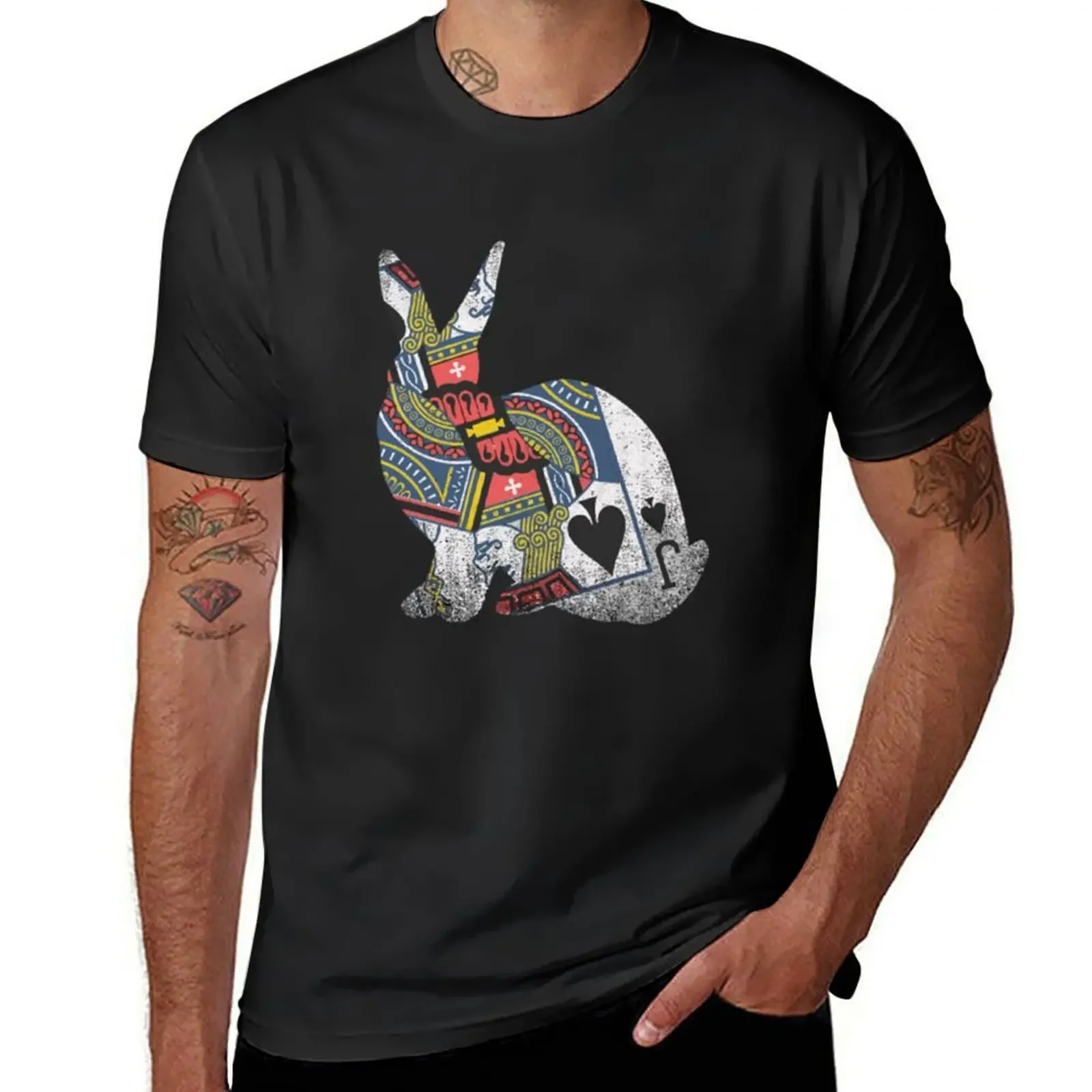 Jack Rabbit T-Shirt rapper graphic tees cute tops Short sleeve tee designer shirts mens t shirt graphic