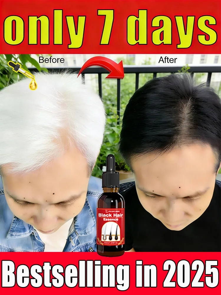 

This natural hair darkening serum contains ginseng