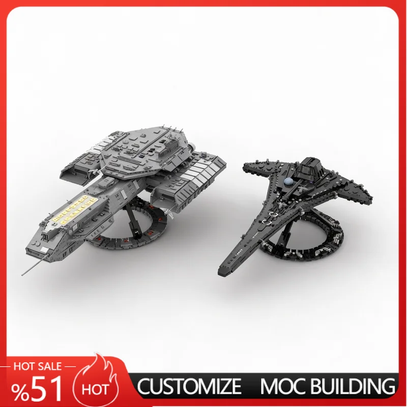 5704PCS Sci-Fi Super Star Destroyer Spaceship Model Customize Creative DIY Building Blocks Educational Assembly Toy Special Gift
