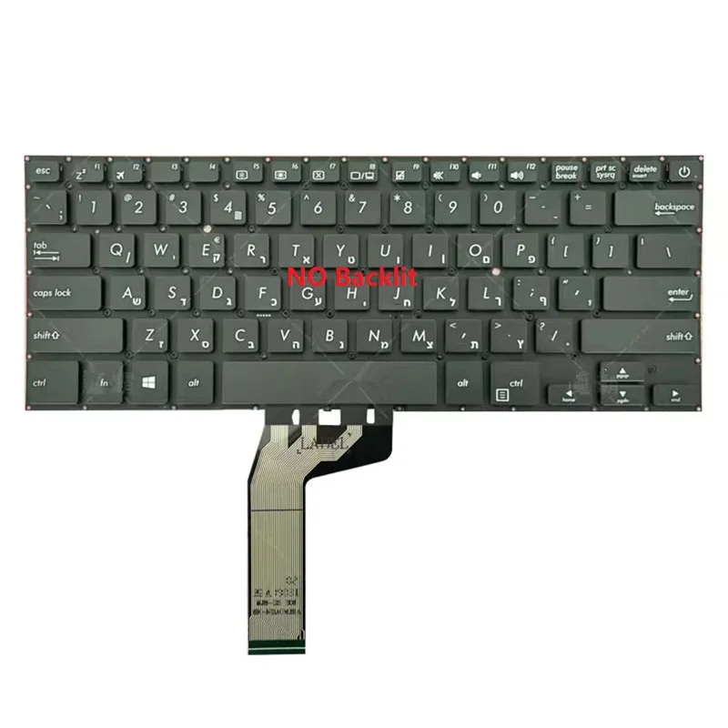 New Palmrest Keyboard For ASUS S4100V S4200U R421U X411U S4000V S410U V480Q Laptop Palmrest Upper Cover US/UK Bilingual Layout