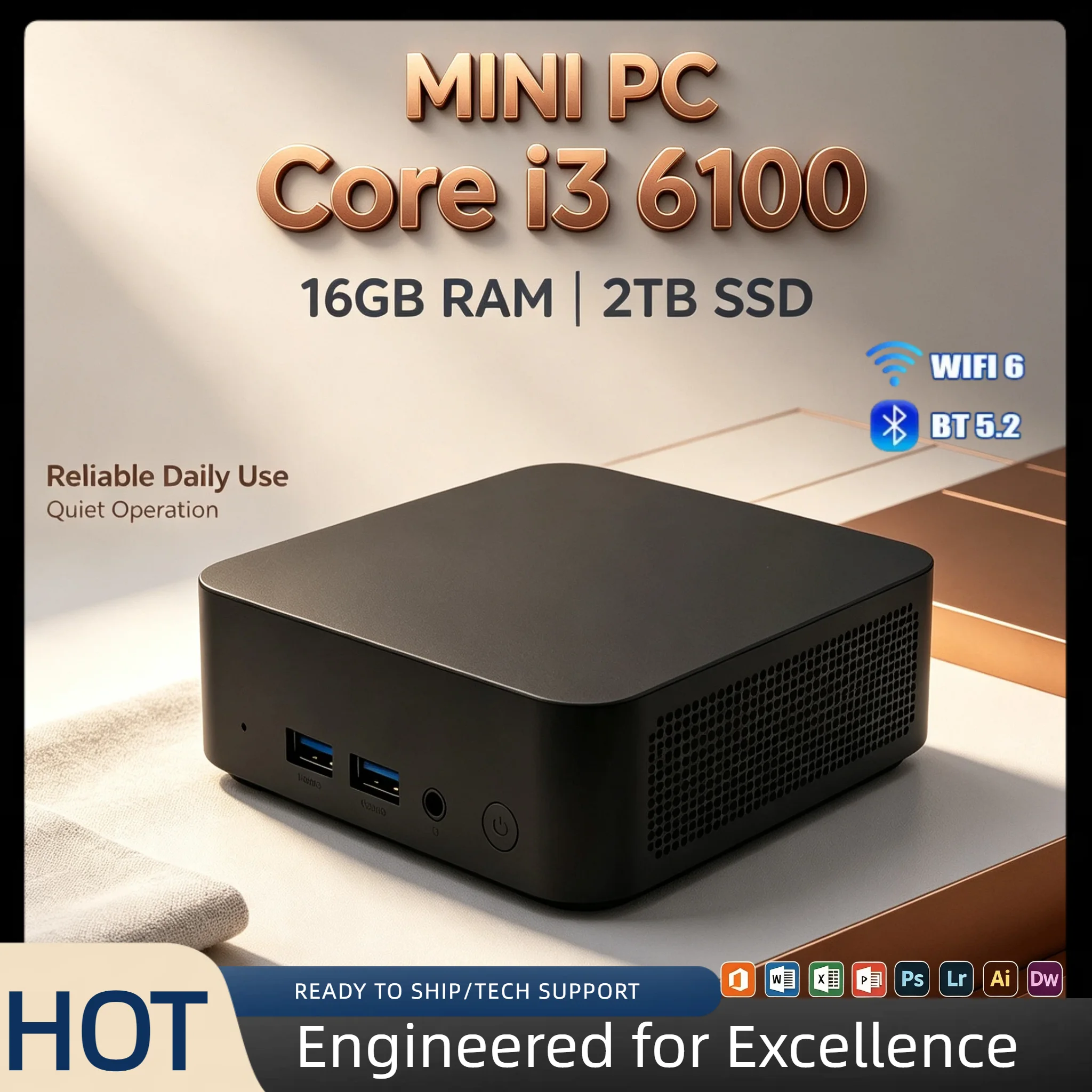 Pc Unit For Gaming - Mini PC portable Intel Core i3