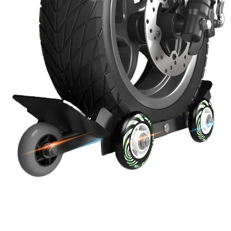 

Motorcycle Dolly Portable Car Wheel Dolly Wheel Dollies Multi-Bearing Design Tire Jack Foldable Motorcycle Mover For Electric