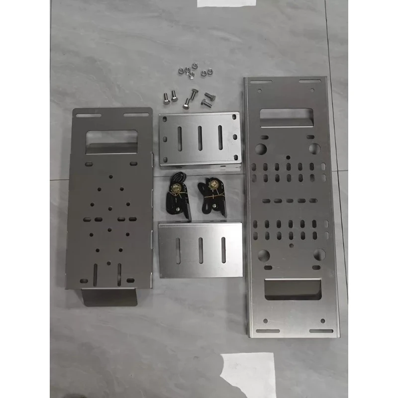 Customized Off-road Vehicle Modification Parts, Spare Tire Fixed, Escape Plate Bracket, Sand-proof Plate Bracket, Stainless