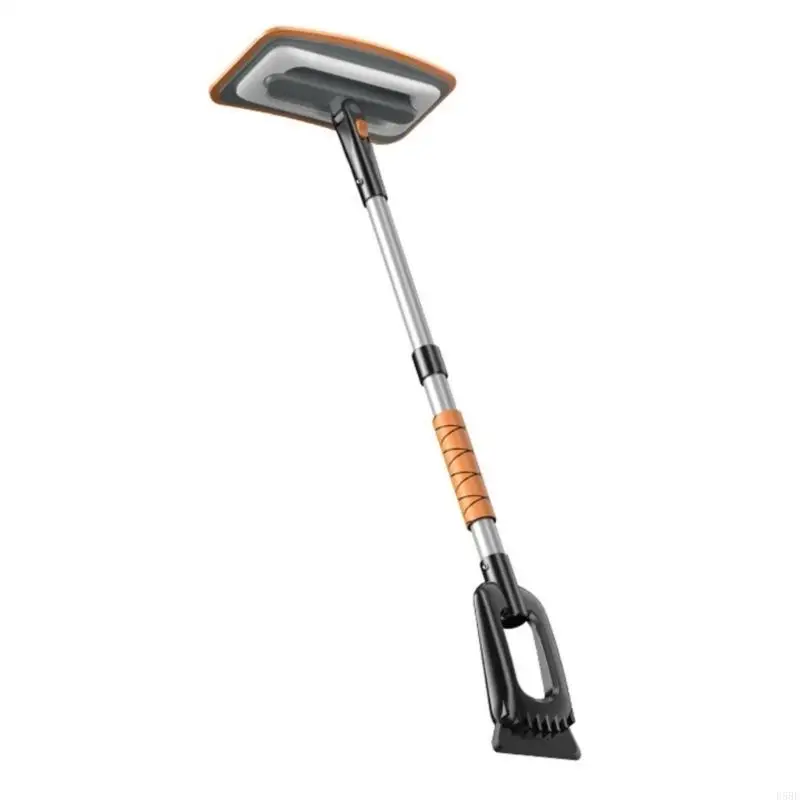 D5BE Multiple Functional Extendable Car Ice Collector With Wide Drill Plan Ergonomic Grip Excellent For Winter Roadside Crisis