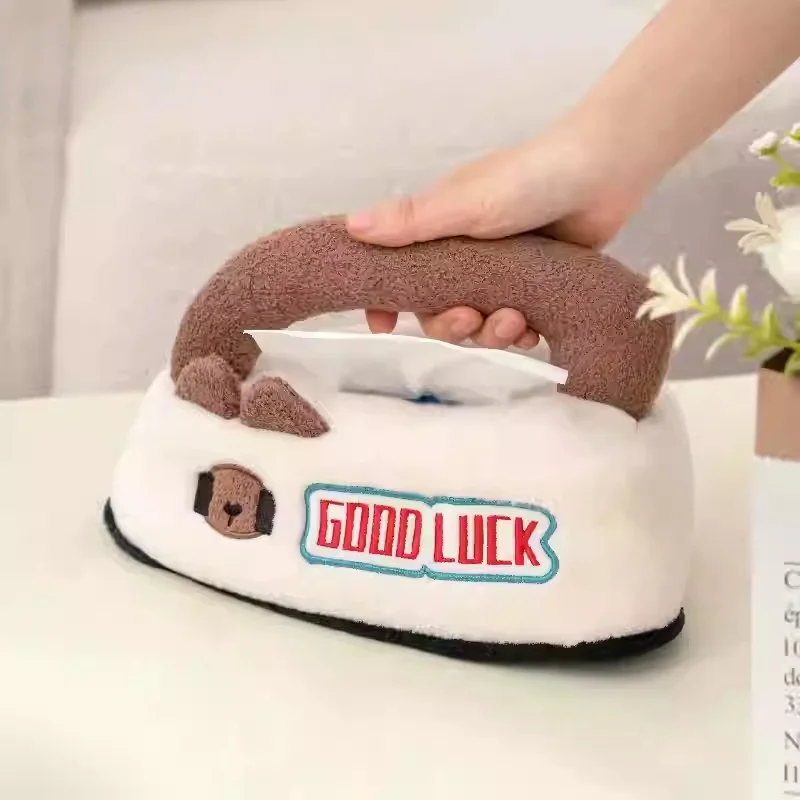 Original Siam Iron Tissue Box Plüsch rund um das Zuhause Niedliche und praktische kreative Tissue Box Ein einzigartiges und interessantes Geschenk